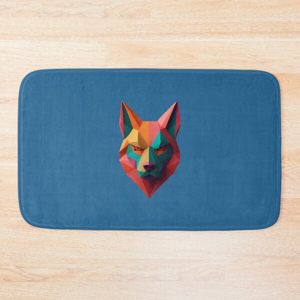 Item preview, A traditional devil mask, origami, dog vector art  designed and sold by VugArtShop.