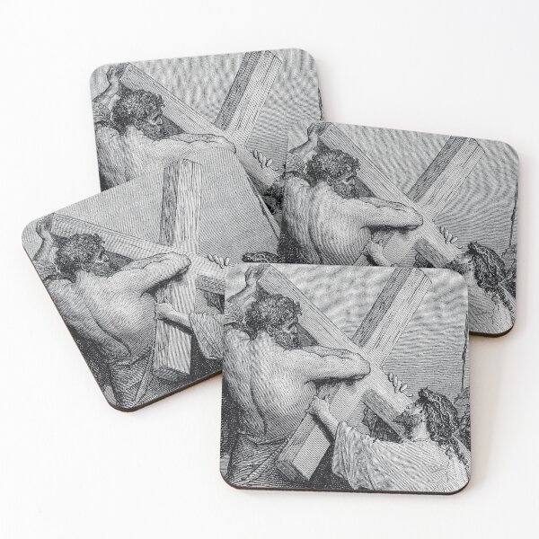 Item preview, Falling Beneath the Cross - Jesus Helped by Simon of Cyrene designed and sold by Saturnspx.