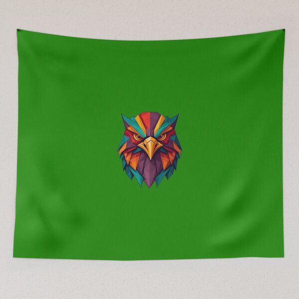 Item preview, A traditional devil mask, origami, eagle vector art  designed and sold by VugArtShop.