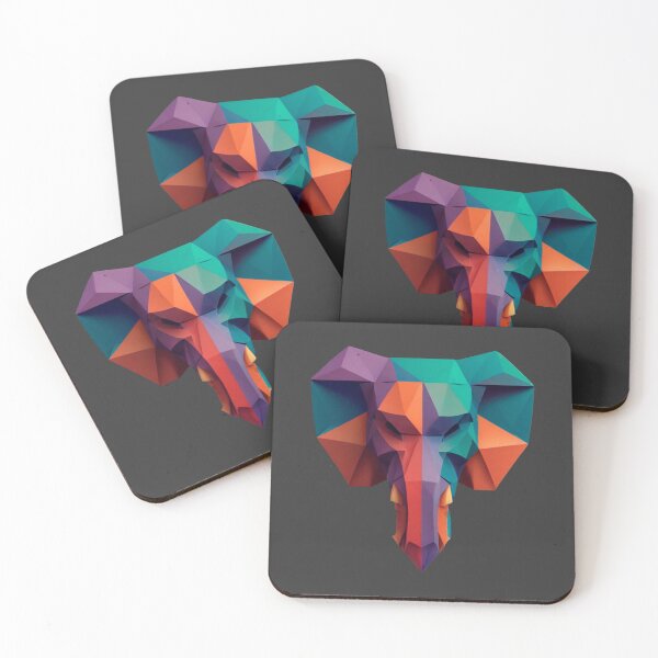 Item preview, A traditional devil mask, origami, elephant vector art  designed and sold by VugArtShop.