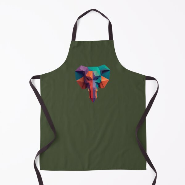 Item preview, A traditional devil mask, origami, elephant vector art  designed and sold by VugArtShop.