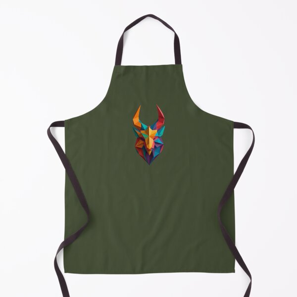 Item preview, A traditional devil mask, origami, elk vector art # 1 designed and sold by VugArtShop.