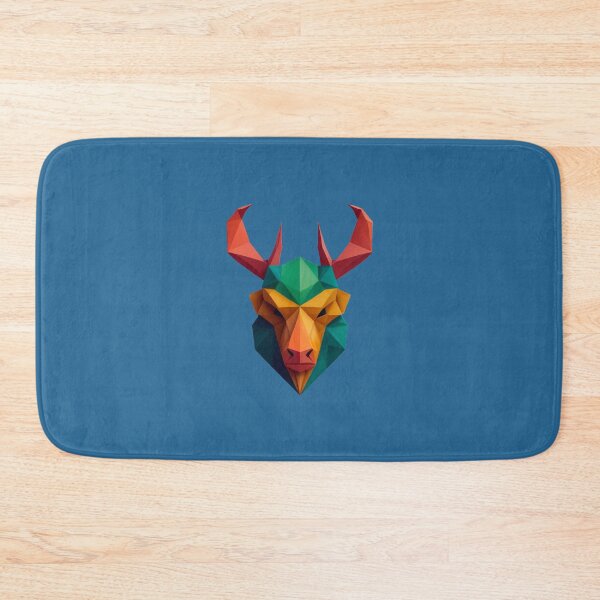 Item preview, A traditional devil mask, origami, elk vector art # 2 designed and sold by VugArtShop.
