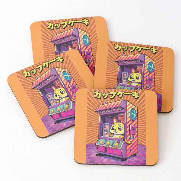 Item preview, Kanji Japanese Vending Machine Kawaii Retro Cat designed and sold by FemmePod.