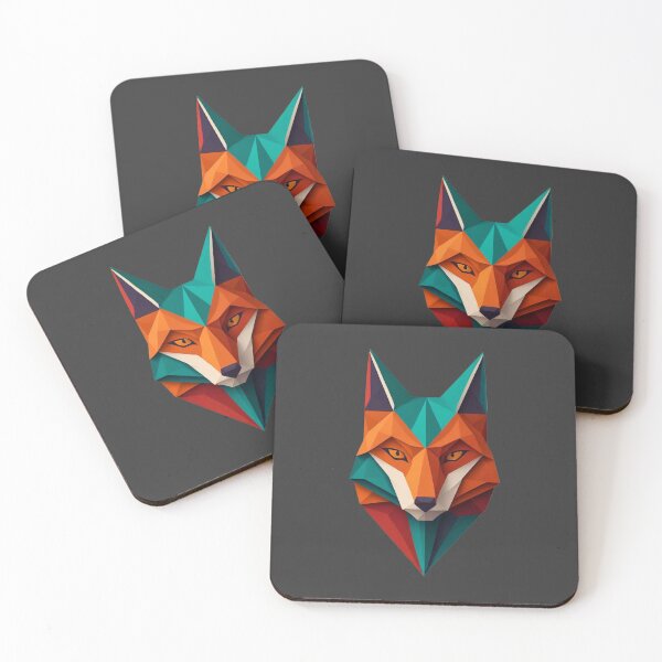 Item preview, A traditional devil mask, origami, fox vector art designed and sold by VugArtShop.