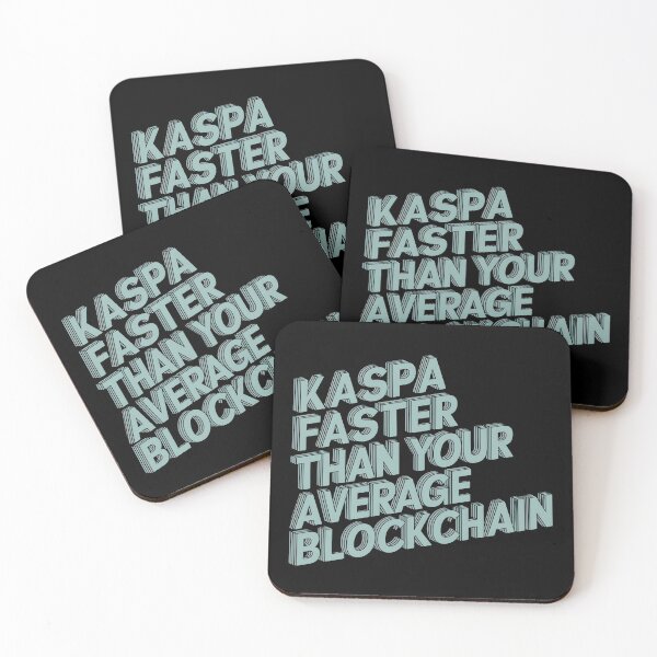 Item preview, Kaspa Crypto Swag faster than your average blockchain designed and sold by RadDeck.