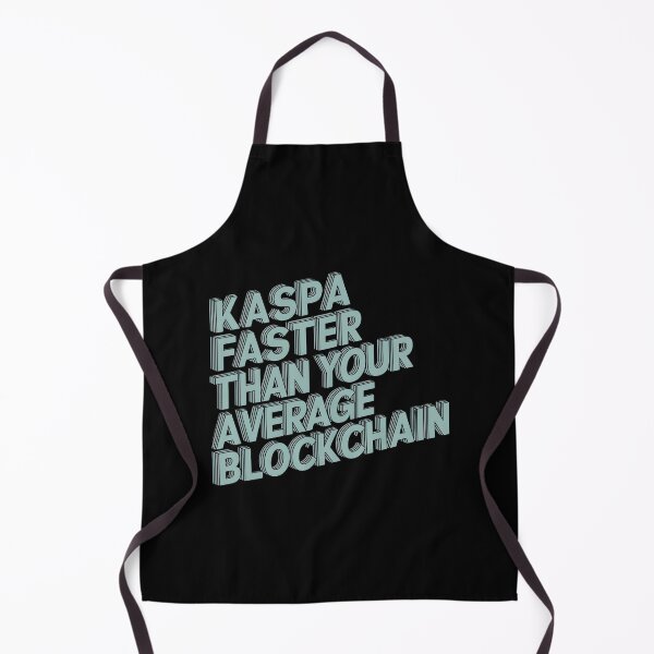 Item preview, Kaspa Crypto Swag faster than your average blockchain designed and sold by RadDeck.