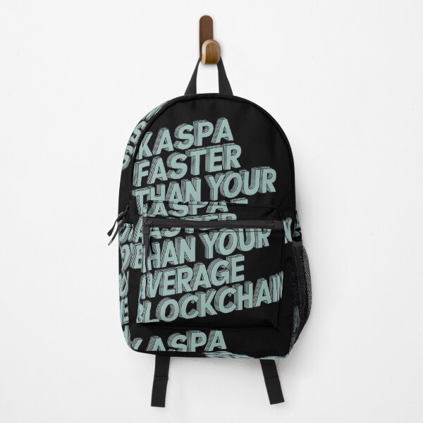 Item preview, Kaspa Crypto Swag faster than your average blockchain designed and sold by RadDeck.