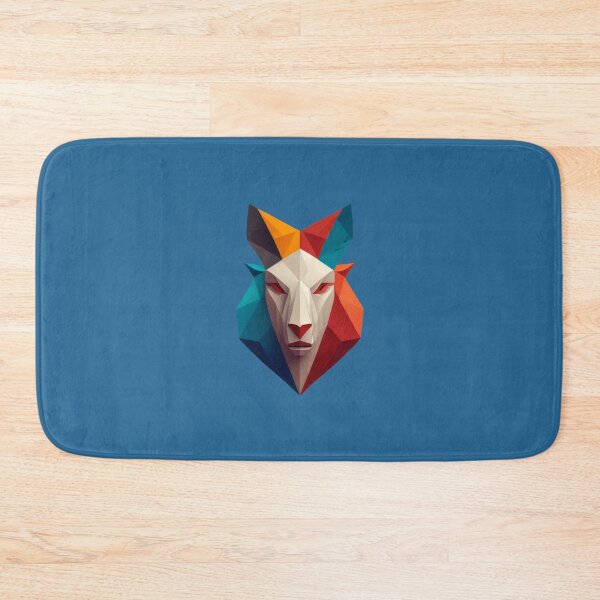 Item preview, A traditional devil mask, origami, goat vector art designed and sold by VugArtShop.