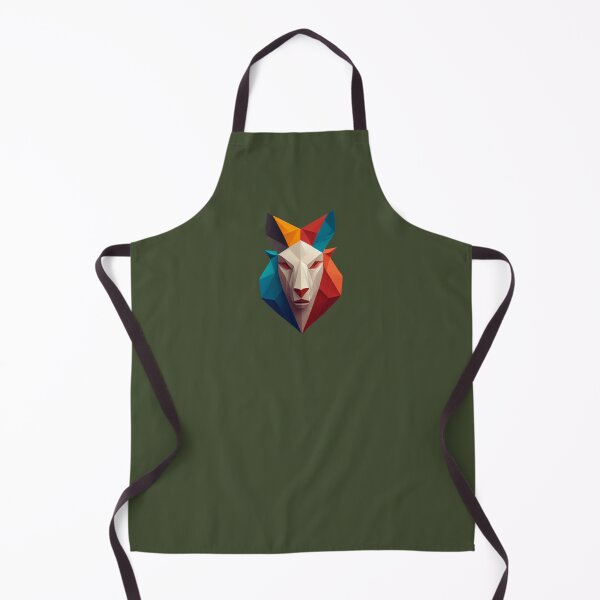 Item preview, A traditional devil mask, origami, goat vector art designed and sold by VugArtShop.