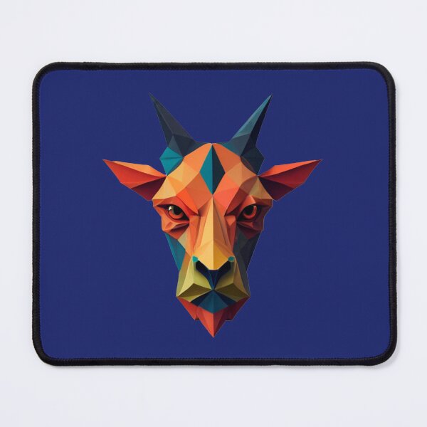 Item preview, A traditional devil mask, origami, goat vector art #2 designed and sold by VugArtShop.