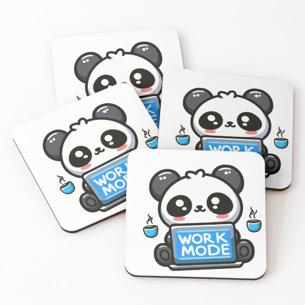 Item preview, Panda Workaholic  designed and sold by hit-gal.