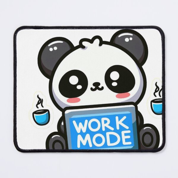 Item preview, Panda Workaholic  designed and sold by hit-gal.