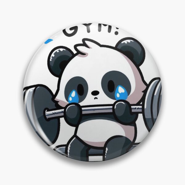 Item preview, Panda and gym designed and sold by hit-gal.