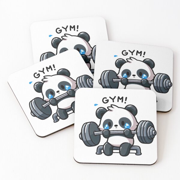 Item preview, Panda and gym designed and sold by hit-gal.