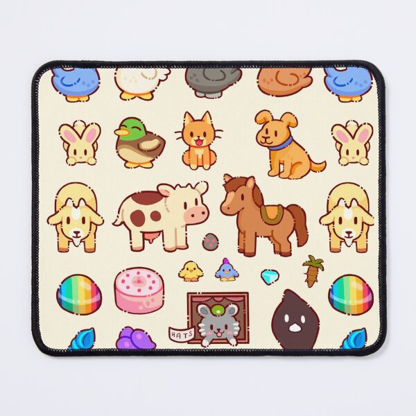 Item preview, stardew valley animals designed and sold by Meow-Merch-Co-1.
