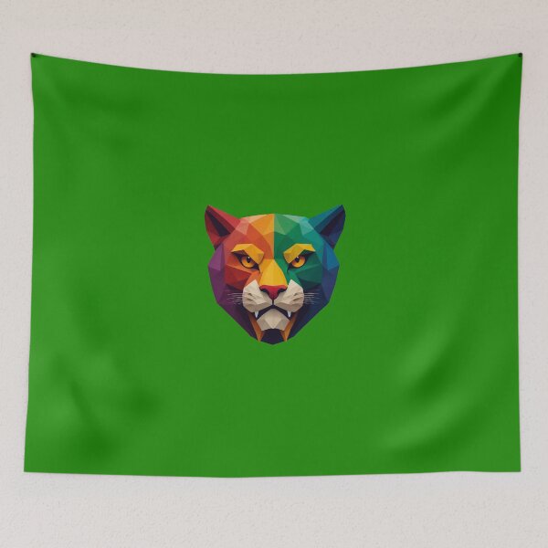 Item preview, A traditional devil mask, origami, jaguar vector art designed and sold by VugArtShop.