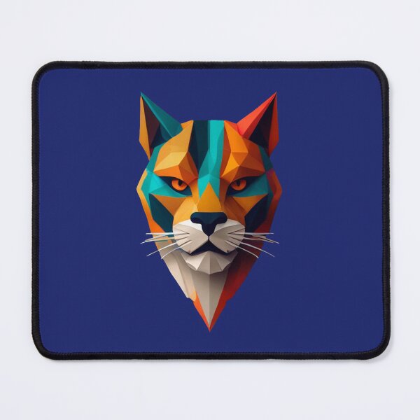 Item preview, A traditional devil mask, origami, jaguar vector art #2 designed and sold by VugArtShop.
