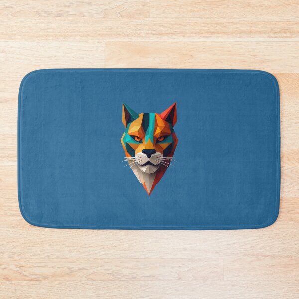 Item preview, A traditional devil mask, origami, jaguar vector art #2 designed and sold by VugArtShop.