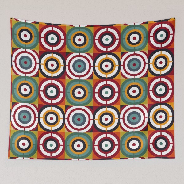 Item preview, Retro Circle Pattern designed and sold by Angry Swan Designs.
