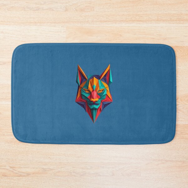 Item preview, A traditional devil mask, origami, lynx vector art designed and sold by VugArtShop.