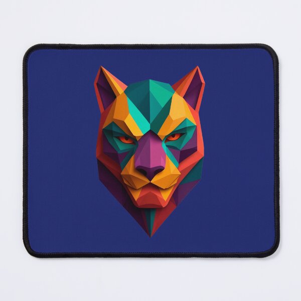 Item preview, A traditional devil mask, origami, panther vector art designed and sold by VugArtShop.