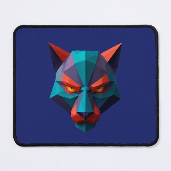 Item preview, A traditional devil mask, origami, panther vector art #2 designed and sold by VugArtShop.
