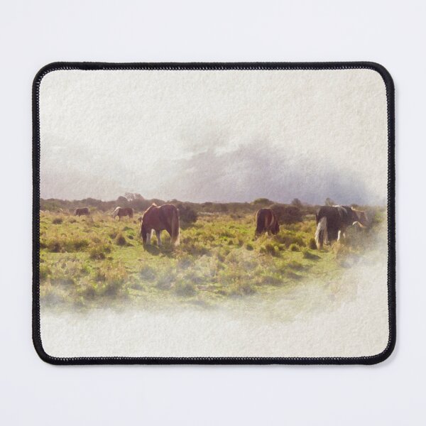 Item preview, Shetland pony in the wild in watercolor designed and sold by FotoMahieu.