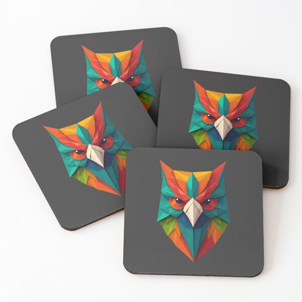 Item preview, A traditional devil mask, origami, parrot vector art designed and sold by VugArtShop.