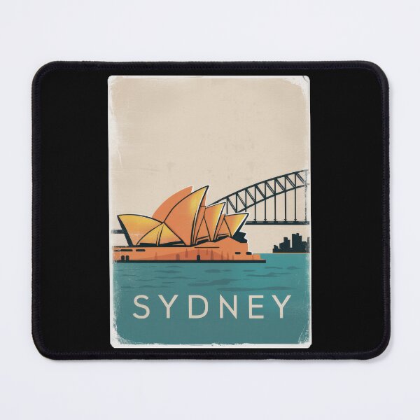 Item preview, Sydney Opera House and Sydney Harbour Bridge designed and sold by Angry Swan Designs.