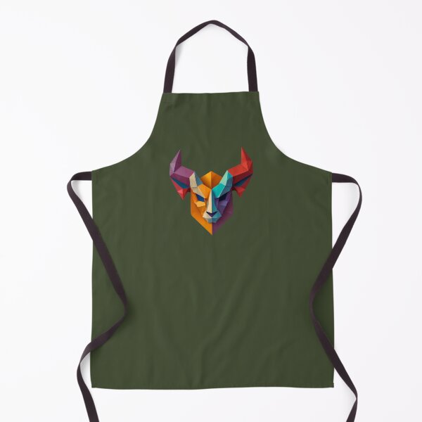 Item preview, A traditional devil mask, origami, ram vector art designed and sold by VugArtShop.