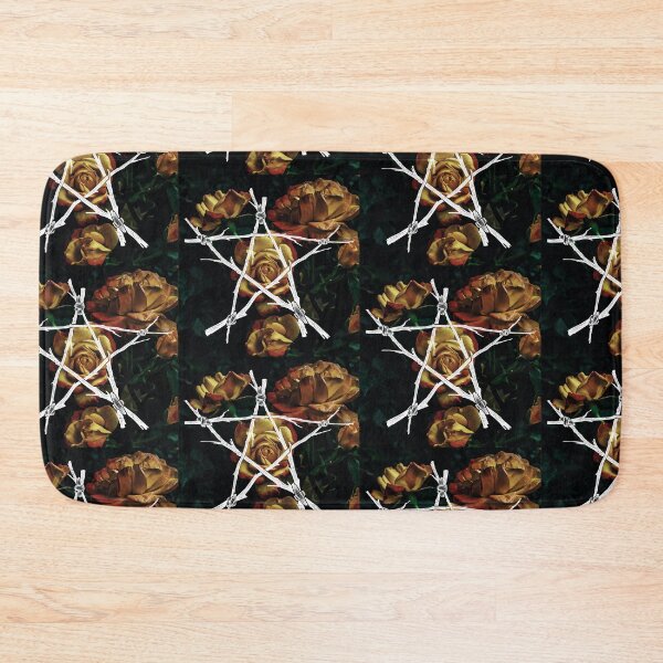 Item preview, Witch Yellow Roses Pentagram Pentacle Dark Botanical  designed and sold by WildWoodlandWitch.