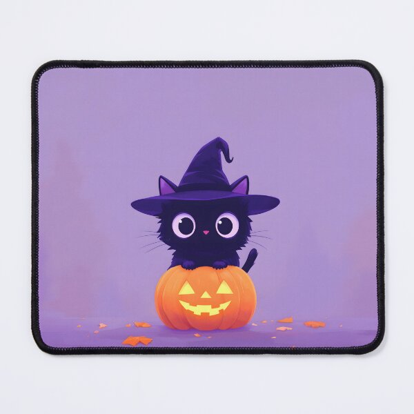Item preview, Enchanted Halloween Cat designed and sold by CuteVibesZone.