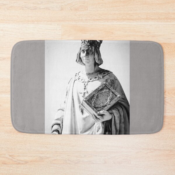 Item preview, Saint Louis Statue Black and White Vertical designed and sold by eddiebarronshop.