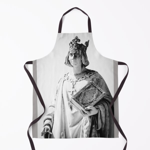 Item preview, Saint Louis Statue Black and White Vertical designed and sold by eddiebarronshop.