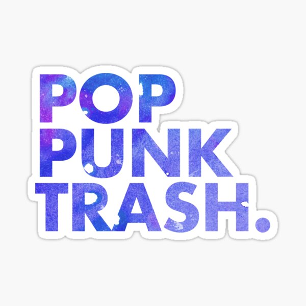 Vista previa del artículo con la obra «POP PUNK TRASH AZUL», diseñado y vendido por Kev Prescott.