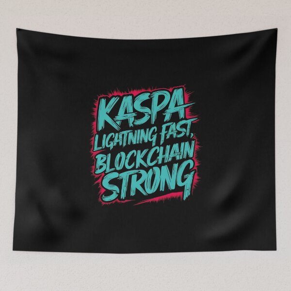 Aperçu de l'œuvre Style cryptographique de Kaspa créée et vendue par RadDeck.