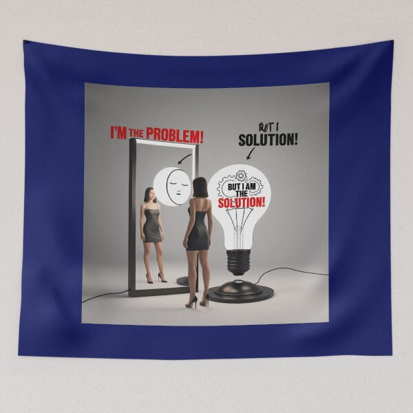 Item preview, "Reflection of Self: Problem & Solution" designed and sold by Milina3.