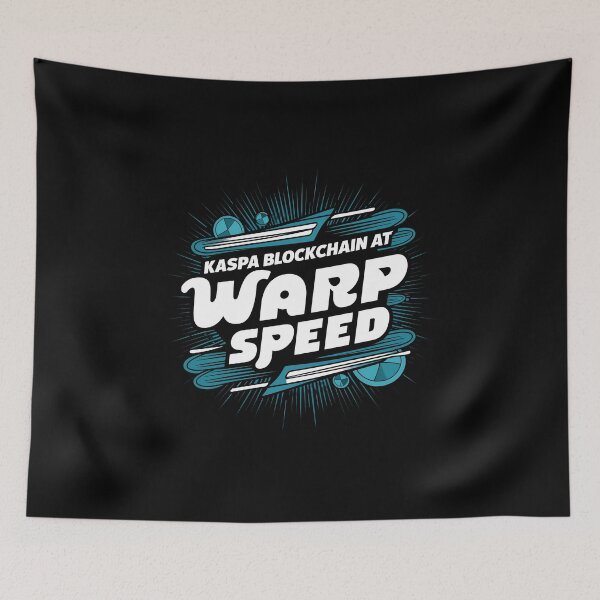 Item preview, Kaspa Blockchain Warp Speed designed and sold by RadDeck.