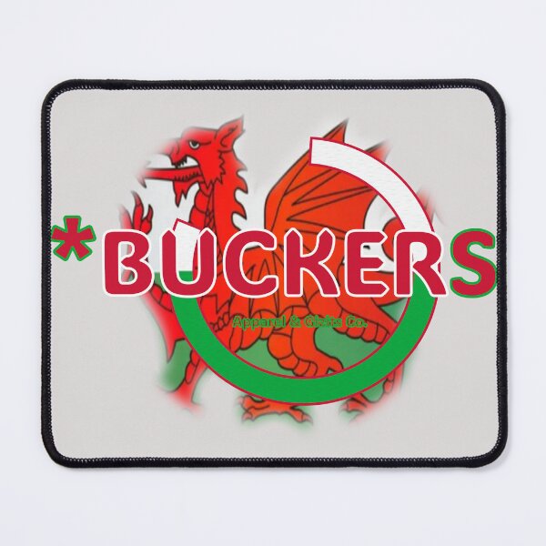 Item preview, Welsh Dragon (Draig Gymreig) Buckers logo designed and sold by Buckers Apparel & Gizits.