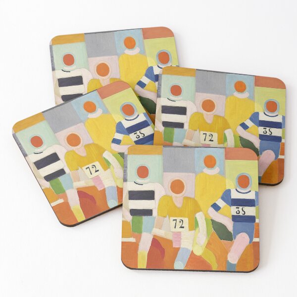 Item preview, The Runners by Robert Delaunay designed and sold by tomorrowsart.