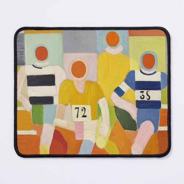 Item preview, The Runners by Robert Delaunay designed and sold by tomorrowsart.