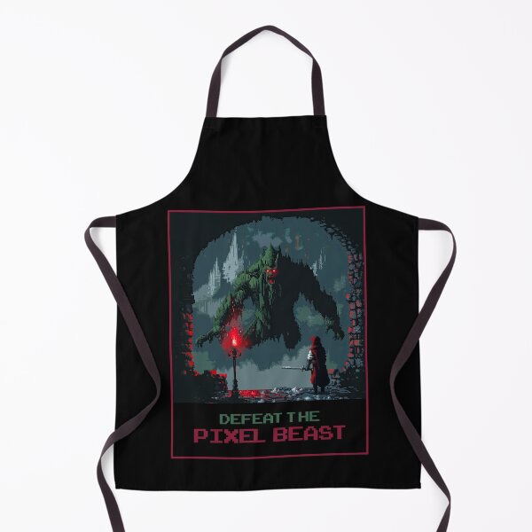 Item preview, Defeat the Pixel Beast designed and sold by MagicAxe.