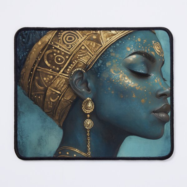 Item preview, Golden Queen in Shades of Blue designed and sold by JaimeLikes.