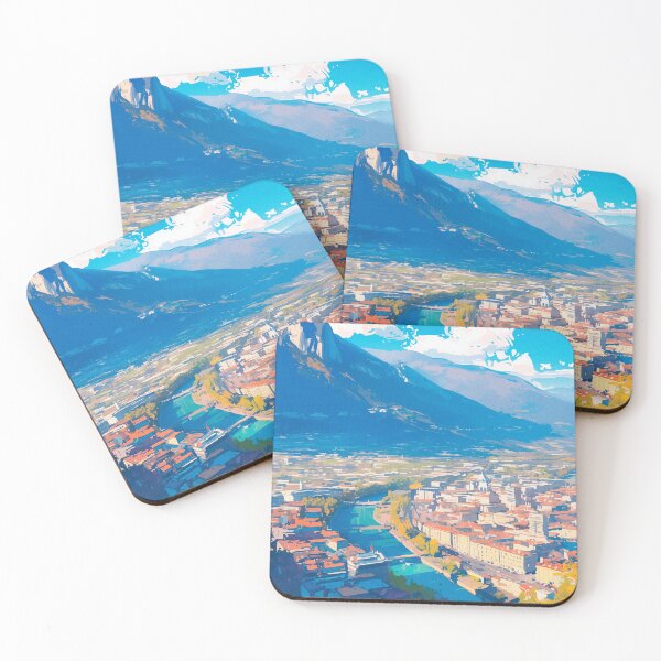 Item preview, French Landscapes - Grenoble designed and sold by ChillinTurtles.