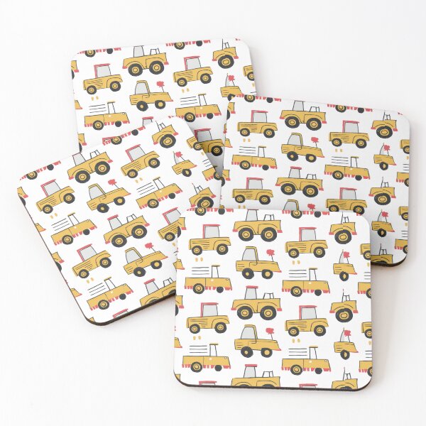 Item preview, Toy Construction Trucks Pattern designed and sold by Angry Swan Designs.