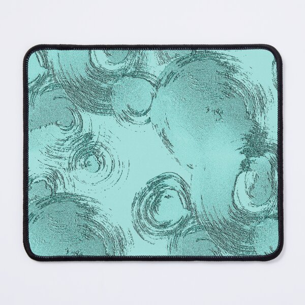 Item preview, Abstract Bubble Pattern in Aqua designed and sold by Artistestella.