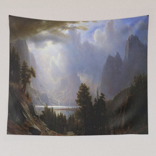 Item preview, Landscape by Albert Bierstadt designed and sold by tomorrowsart.