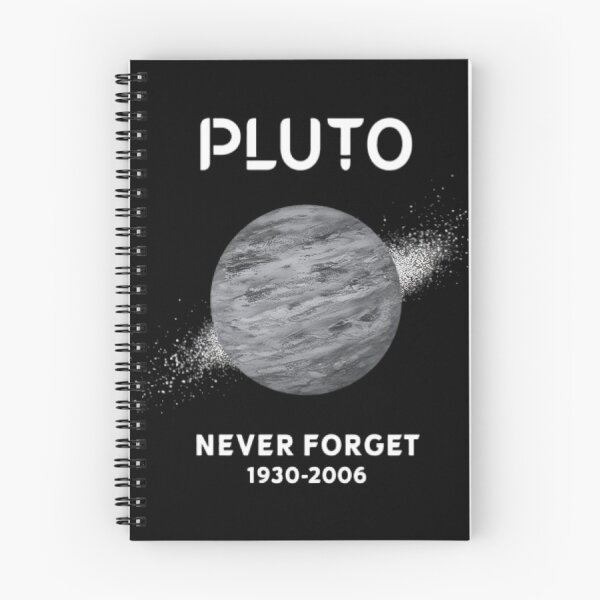 Item preview, Pluto Never Forget, space science lover designed and sold by JustCrafted.