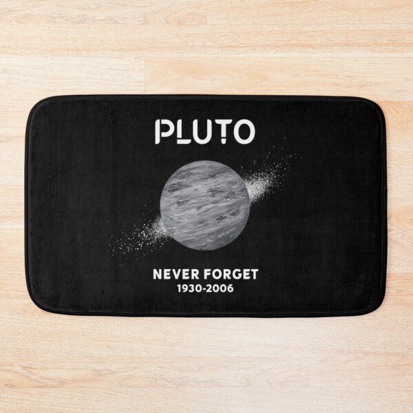 Item preview, Pluto Never Forget, space science lover designed and sold by JustCrafted.